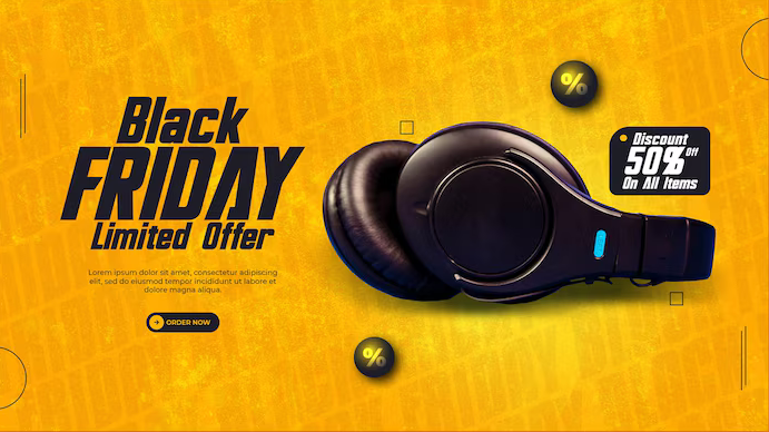 Promotional banner for blackfriday